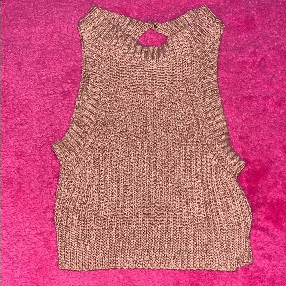 Forever 21 Knit Sleeveless Top in Pink
